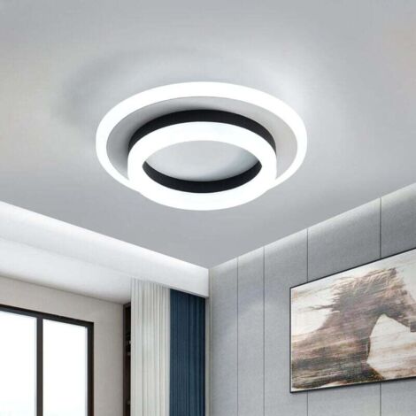 Plafonnier LED 22W 2300 Lumen – Luminaire rond 20cm – Blanc froid 6500K – Éclairage efficace pour chambre et salon
