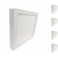 Plafonnier LED 24W 220V Carré (Pack de 5)