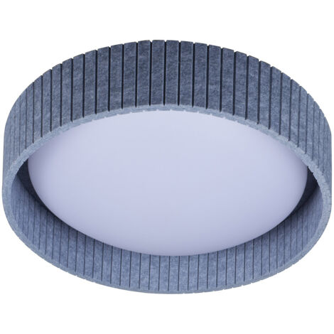 Plafonnier LED 24W Rond Feutre Ø500 mm CCT Sélectionnable Kaptyn Gris