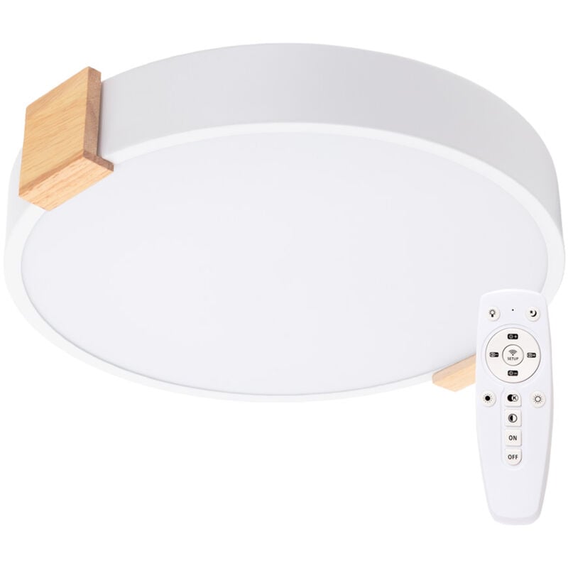 Plafonnier led 27W 2 700Lm Rond Bicolore 'Sofia' cct Sélectionnable 40 000H [HO-CCT-LED38]