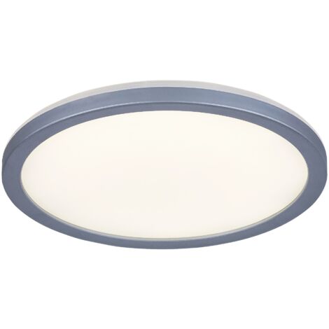 Plafonnier LED 28cm 15W argent IP44 Lambert Rabalux