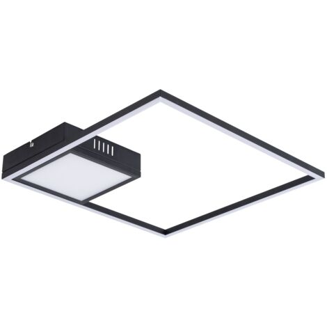 Plafonnier LED 30W 4000K noir mat 40cm Sirius Rabalux