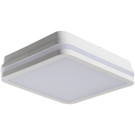 Plafonnier LED 30W carré 26cm CCT IP65 capteur Kanlux