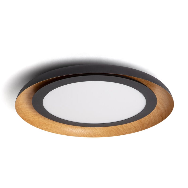 Plafonnier led 30W Métal Garter Noir mat