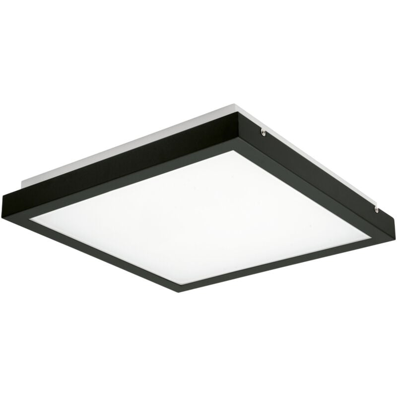 Kanlux - Plafonnier led 38W à détecteur Noir - Blanc Naturel 4000K