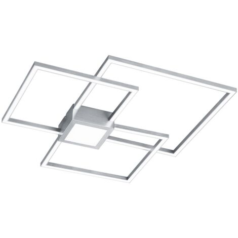 Plafonnier led 38w nickel mat dimmable 4400 lm - trio - hydra 37578472 37578472 37578472 37578472 37578472 37578472