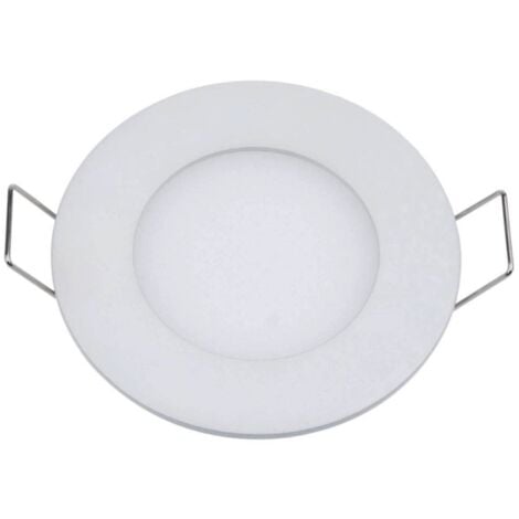 OHM-EASY Plafonnier LED 3W 230V encastrable ultra fin teinte blanc chaud