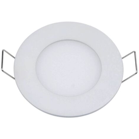 Plafonnier LED 3W 230V encastrable ultra fin teinte blanc neutre
