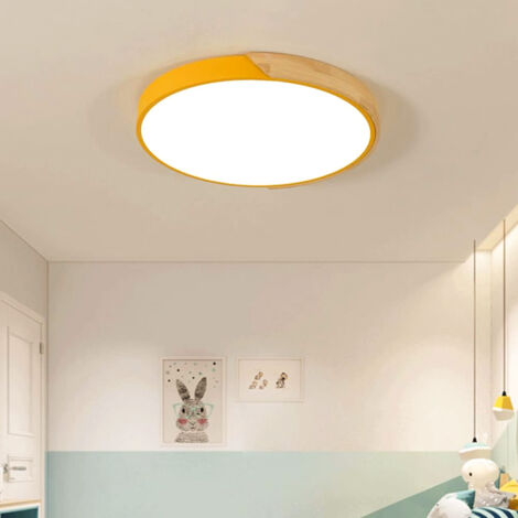 Plafonnier LED 40CM, Plafonnier en métal, Plafonnier Moderne, Lumières Décoratives Vertes, Lumière Chaude 3000K (36W)