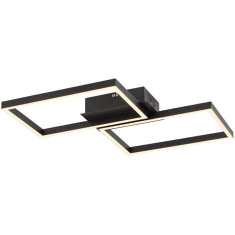 Plafonnier LED 40W RGB télécommande noir mat Rabalux