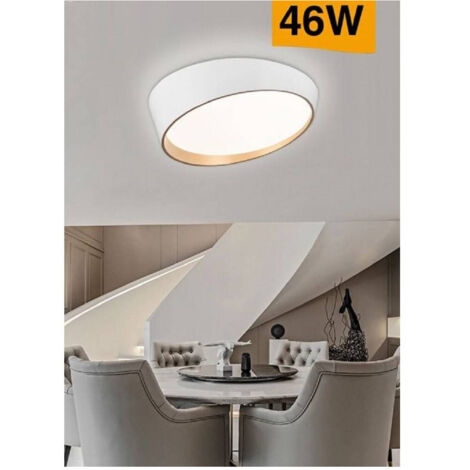 Plafonnier Led 46 W Moderne, Rond, Irrégulier, Lumière Naturelle, Froide Et Chaude, C50-b