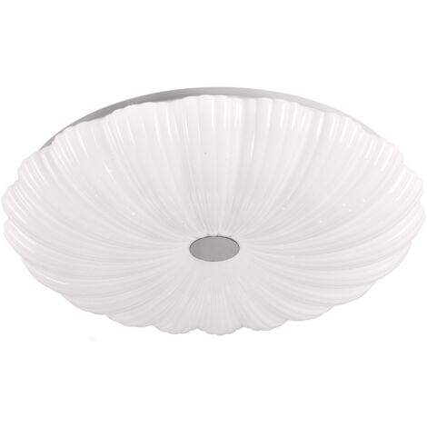 Plafonnier LED 48cm dimmable télécommande Polux Flower