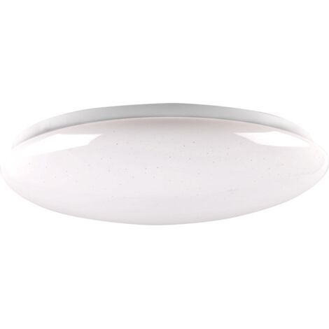 Plafonnier LED 48W 38cm étoilé IP44 télécommande Polux