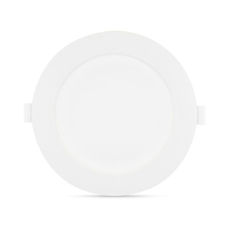 Plafonnier led slimy pc 18W Rond Ø230 mm Miidex Lighting® blanc-chaud-3000k - blanc