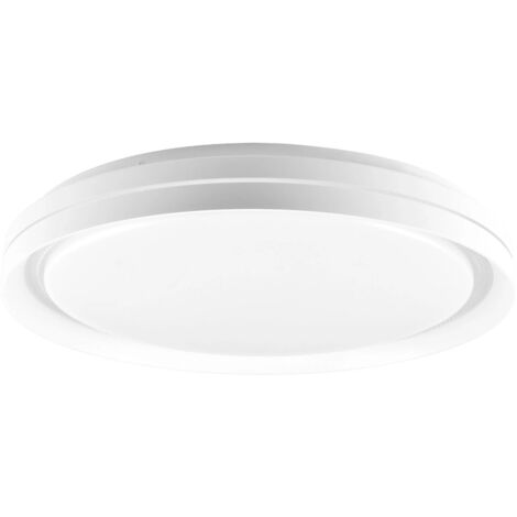 Plafonnier LED 72W 48cm blanc, télécommande CCT IP44