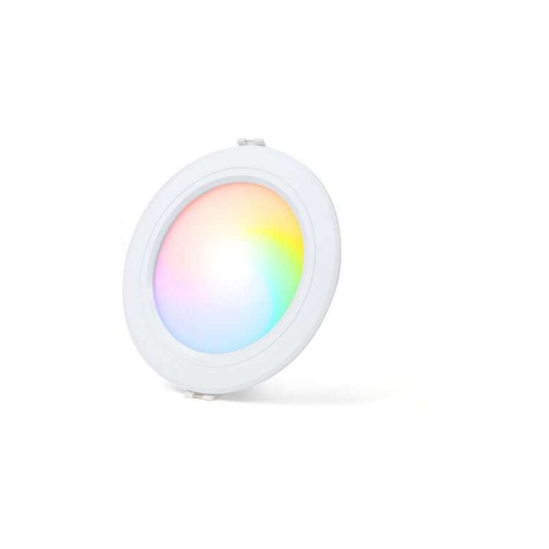 Plafonnier led Encastrable 9W 720lm 120° Ø138mm 4/8 Zones RadioFréquence 2.4GHz - rgb+cct 2700K-6500K 061