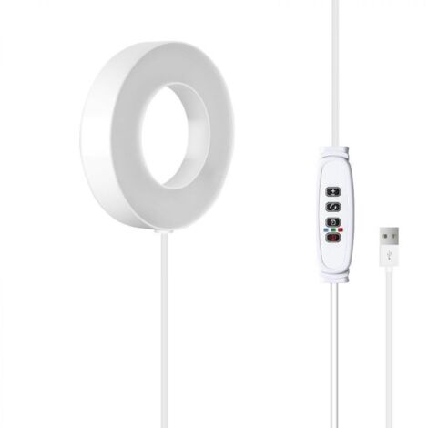 Plafonnier LED à spectre complet pour plantes d'intérieur avec interrupteur automatique 4/8/12 heures, 3 niveaux de luminosité réglables