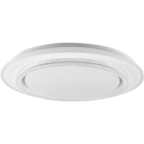 Plafonnier LED Adela 72W Ø48 télécommande IP44 blanc