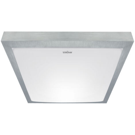 Plafonnier LED ALEX D 24W 4000K IP44 argent