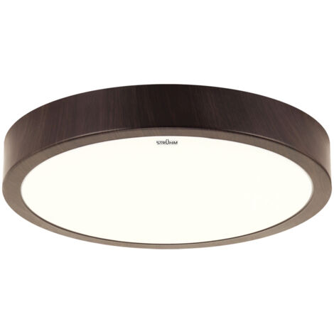 Plafonnier LED ATUT C 18W 4000K IP44 wengé