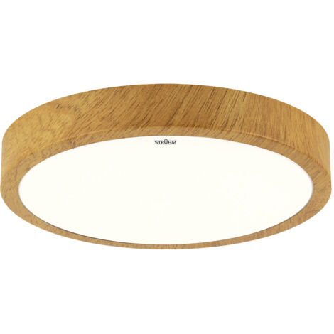 Plafonnier LED ATUT C 24W 4000K IP44 chêne