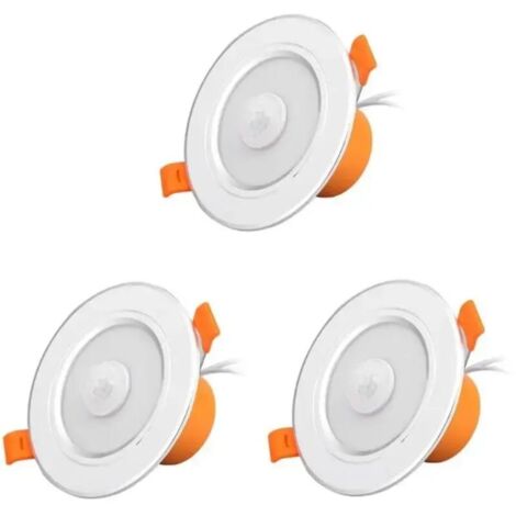 Plafonnier LED avec capteur de mouvement humain , éclairage d'intérieur, idéal pour un Restaurant, une salle de bain 3pcs