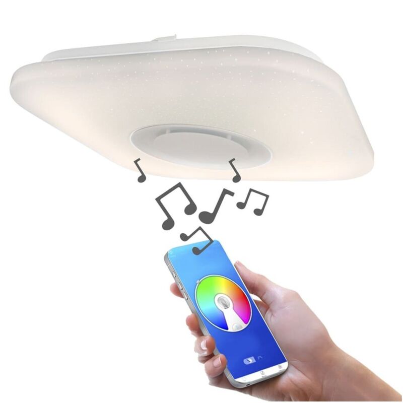 Plafonnier LED avec haut-parleur 36W 1440lm RGB intelligent Plafonnier LED avec haut-parleur 36W 1440lm RGB intelligent