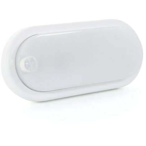 Plafonnier LED avec Sphère 12W PIR 360º Détecteur de Mouvement IP54 4500K - Ledme - LM8216
