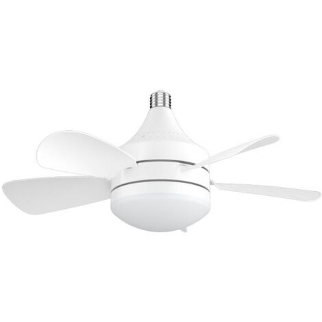 Plafonnier LED avec télécommande, ventilateur à intensité variable, lampe de base pour cuisine, chambre et salon, 50W