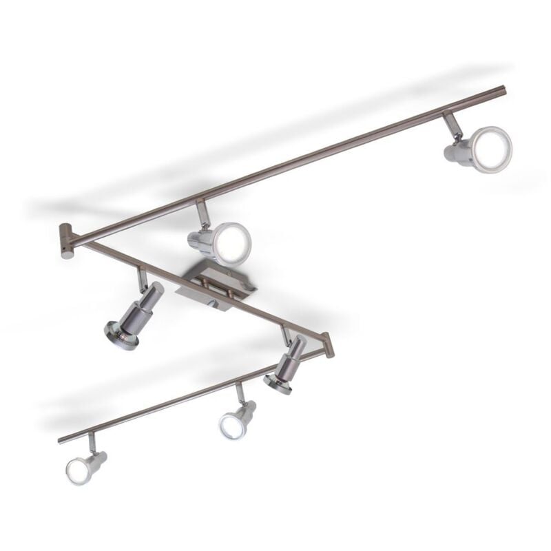 Plafonnier led barre lumineuse 6 spots éclairage plafond spots modernes