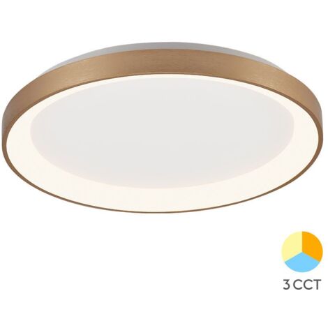 Plafonnier LED Bella 36W 3en1 4260lm – Doré