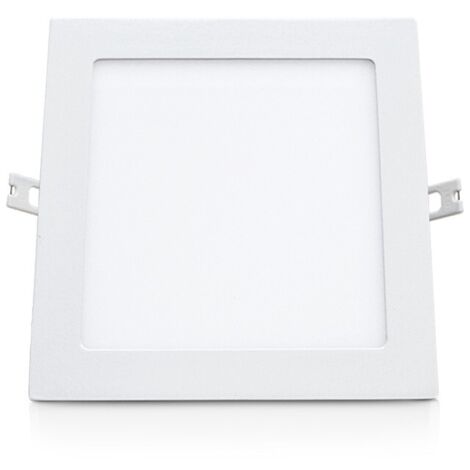 Plafonnier LED Blanc 200 x 200mm 18W 4000K SLIMY MIIDEX 77652