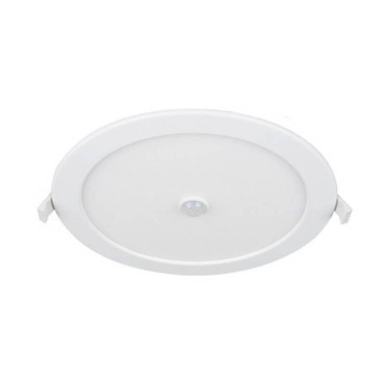 Plafonnier led à Detecteur pir 18W 1600lm 100° Ø220mm IP44 IK06 - cct 3000K / 4000K / 6000K perçage Ø205mm