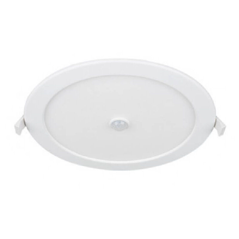 Plafonnier LED à Detecteur PIR 22W 2000lm 100° Ø240mm IP44 IK06 - CCT 3000K / 4000K / 6000K perçage Ø225mm