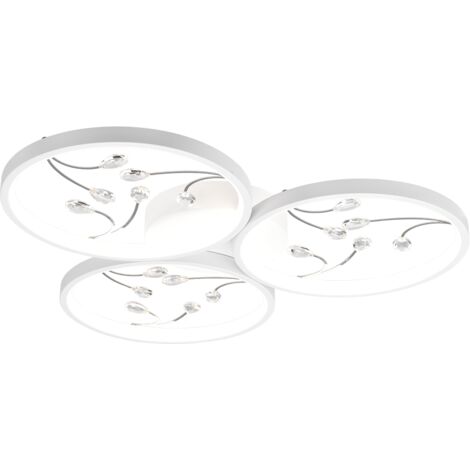 Plafonnier LED blanc Groovy 3 lumières - 642110331