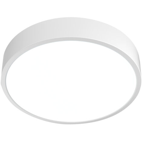 Plafonnier LED blanc rond 40 cm 32W IP44 Italux Botta