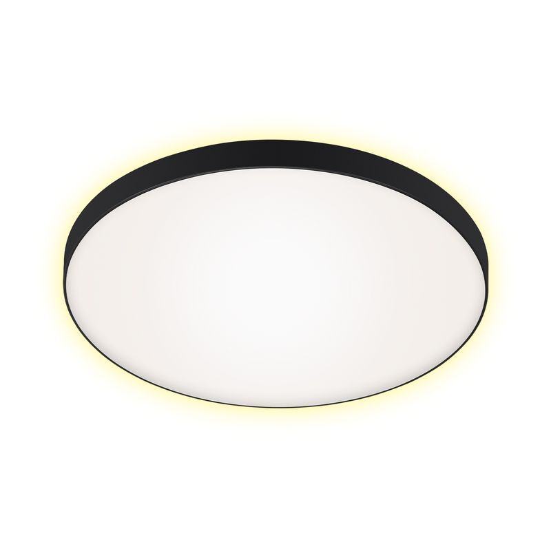 Briloner - Plafonnier led leuchten simpa, 18 w, 1850 lm, IP20, noir-blanc, plastique-métal, ø 35,5 cm