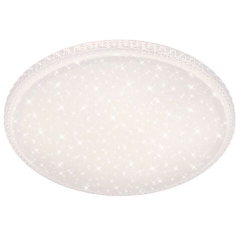 Plafonnier LED BRILONER LEUCHTEN STYLE, 48 W, 4000 lm, IP20, blanc, métal-plastique, intensité lumineuse variable, Ø 60 cm
