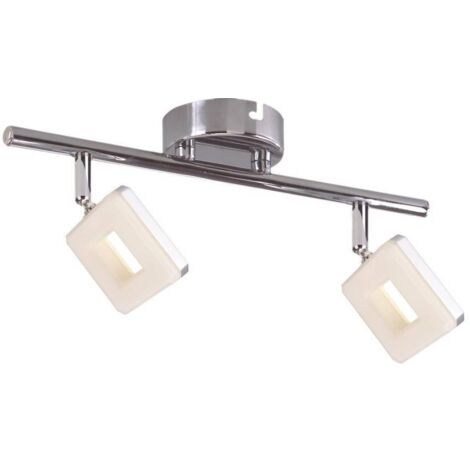 Plafonnier LED Candellux Cynthia 2x5W chrome blanc