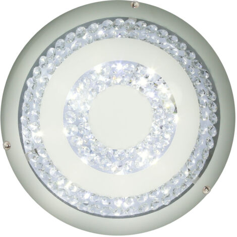 Plafonnier LED Candellux Monza blanc 40 cm 3000K 16W