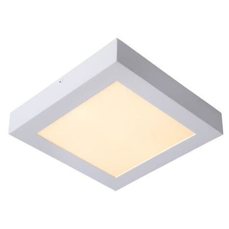 Plafonnier LED carré 18W blanc neutre montage apparent à 22,90€