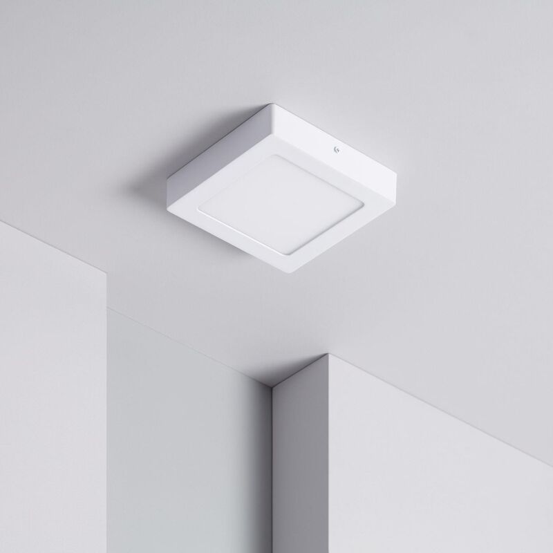 Ledkia - Plafonnier led Carré 12W 170x170 mm 3000K Blanc chaud