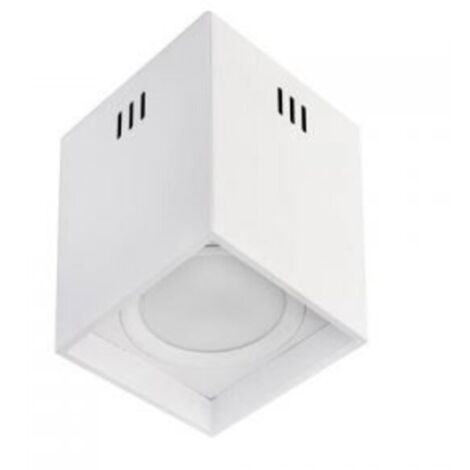 Plafonnier LED carré 15W 1050lm 4200K Blanc