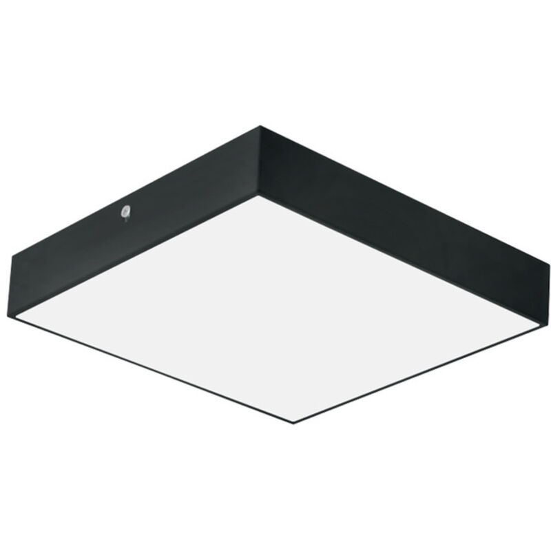 Plafonnier LED carré 24W 2270 lm noir – 3 couleurs réglables 3000K-6500K – CATALINA – HOROZ Plafonnier LED carré 24W 2270 lm noir – 3 couleurs réglables 3000K-6500K – CATALINA – HOROZ