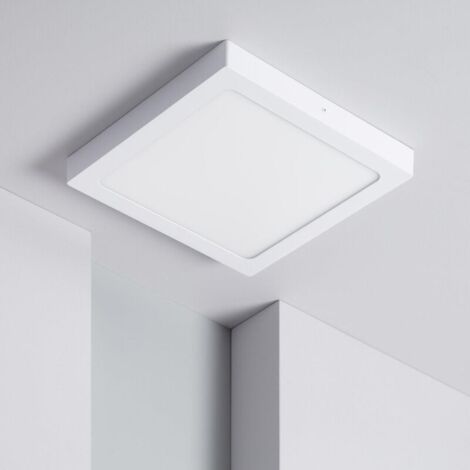 Plafonnier LED Carré 24W 301x301 mm 3000K Blanc chaud