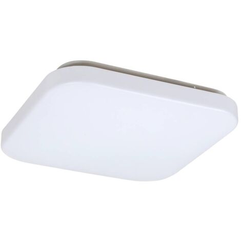 Plafonnier LED carré 29 cm 20W blanc Rabalux Rob 3340
