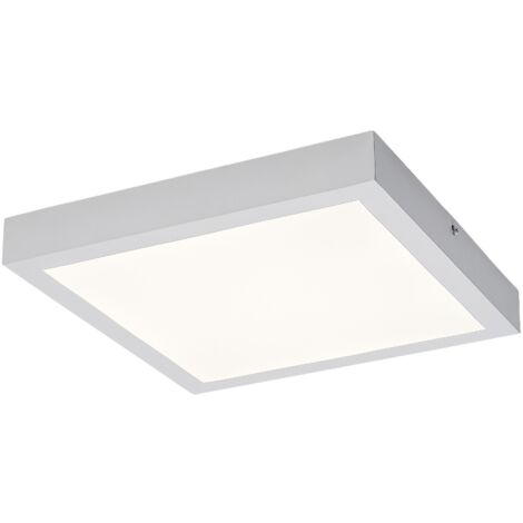 Plafonnier LED carré 30 cm 18 W 4000K blanc Rabalux