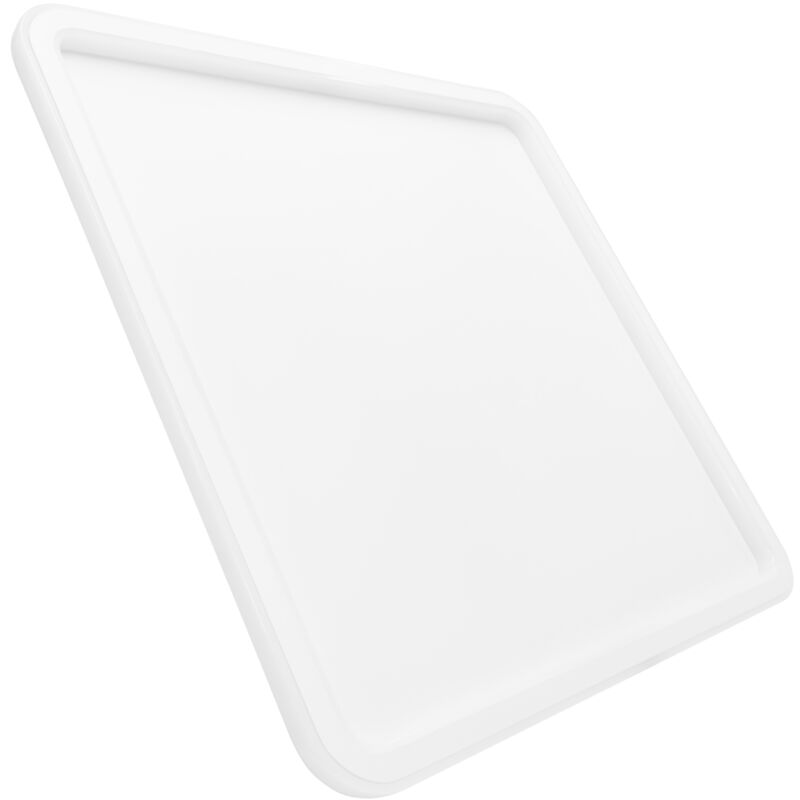 Plafonnier LED carré 36W 50x50cm CCT Frame Lumière indirecte avec télécommande Lot de 1 U. - Blanc