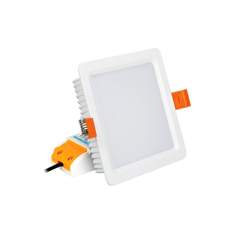 Spot LED Encastrable 9W 720lm 120° 120mmx120mm Carré Blanc - RGB+CCT 064