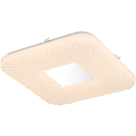 Plafonnier Led Carre A Decor Scintillant Findus 41343 18